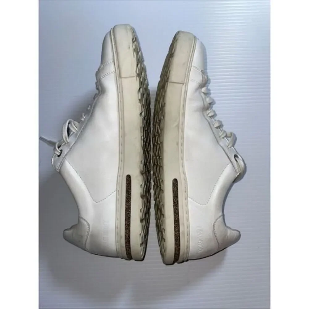 Birkenstock Bend Low White Leather Sneakers Shoes Mens Size‎ EU 43 US 10